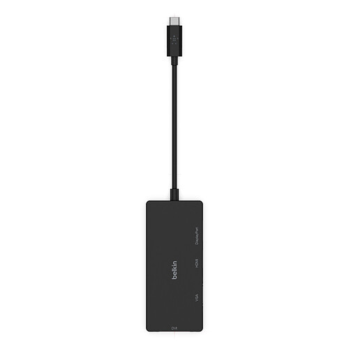 Belkin Adaptateur USB-C avec 1x HDMI 4K, 1x DisplayPort, 1x DVI, 1x VGA pas cher