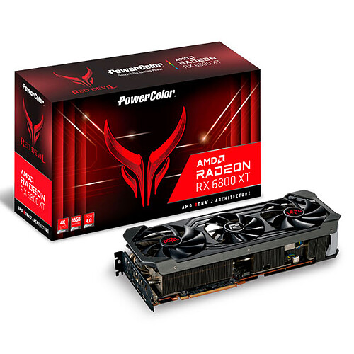 PowerColor Red Devil AMD Radeon RX 6800 XT 16GB GDDR6 pas cher