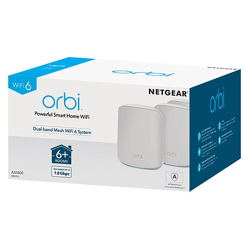 Netgear Orbi WiFi 6 Dual Band Mesh RBK353 pas cher