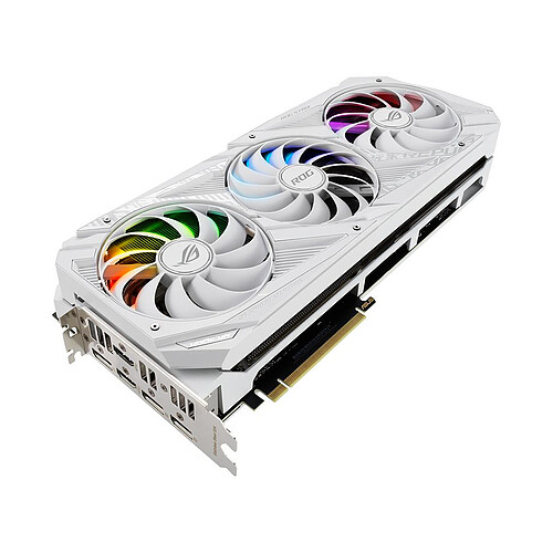 ASUS GeForce ROG STRIX RTX 3070 O8G WHITE (90YV0FA5-M0NM00) pas cher