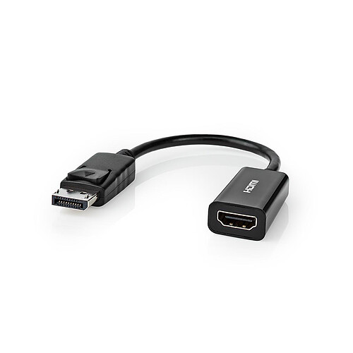 Nedis Cordon DisplayPort 1.2 / HDMI femelle (0.2 mètres) - (Noir) pas cher