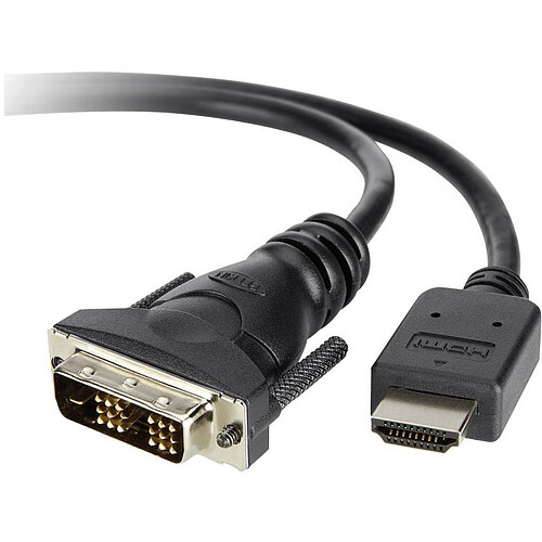 Belkin Câble HDMI/DVI (Mâle / Mâle) - 1.8 m pas cher