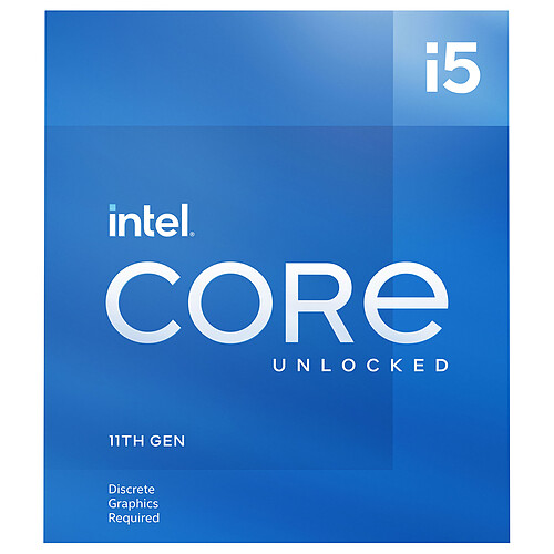 Intel Core i5-11600KF (3.9 GHz / 4.9 GHz) pas cher