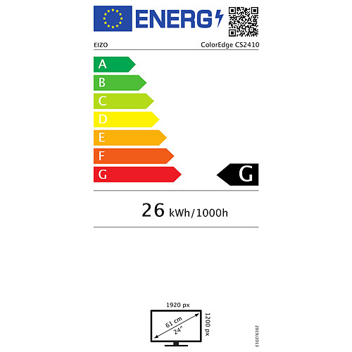Eizo 24" LED - Coloredge CS2410 pas cher