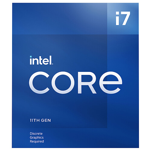 Intel Core i7-11700F (2.5 GHz / 4.9 GHz) pas cher