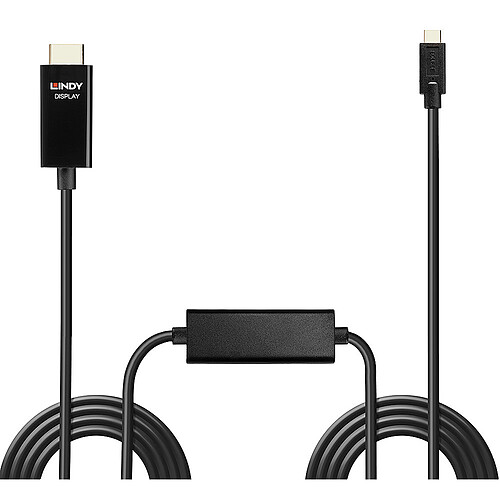 Lindy Cordon USB-C / HDMI 4K (7.5m) pas cher
