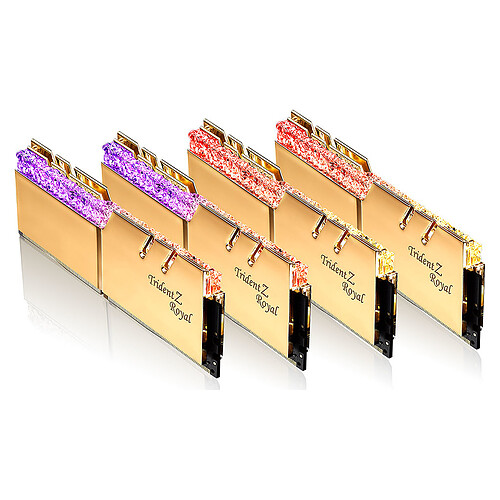 G.Skill Trident Z Royal 256 Go (8 x 32 Go) DDR4 3200 MHz CL14 - Or pas cher