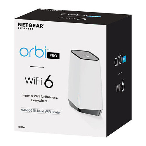 Netgear Orbi Pro WiFi 6 AX6000 routeur (SXR80-100EUS) pas cher