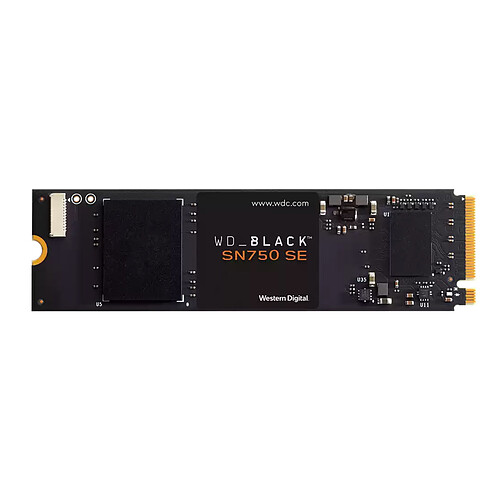 Western Digital SSD WD Black SN750 SE 500 Go pas cher