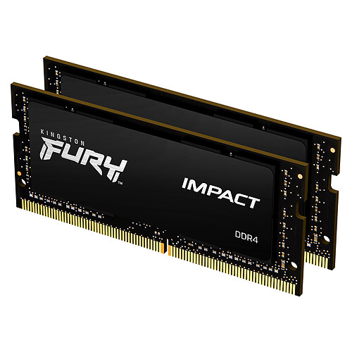 Kingston FURY Impact SO-DIMM 32 Go (2 x 16 Go) DDR4 3200 MHz CL20 pas cher