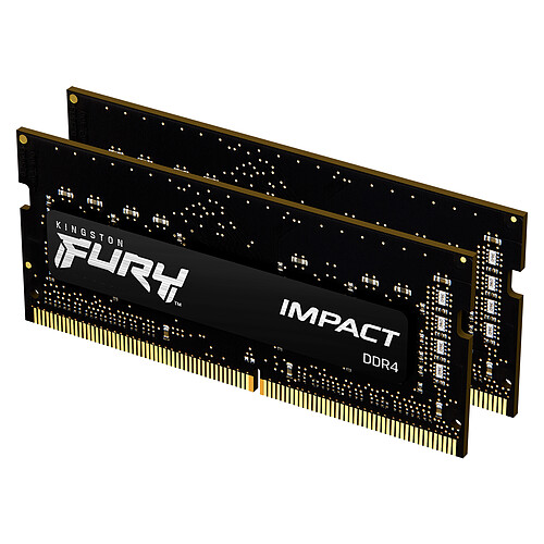 Kingston FURY Impact SO-DIMM 32 Go (2 x 16 Go) DDR4 3200 MHz CL20 pas cher