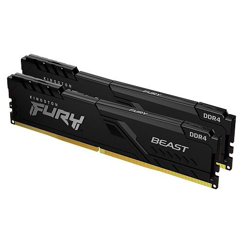 Kingston FURY Beast 16 Go (2 x 8 Go) DDR4 2666 MHz CL16 pas cher