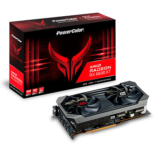 PowerColor Red Devil AMD Radeon RX 6600 XT 8GB GDDR6 pas cher