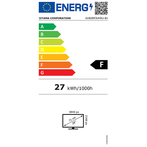 iiyama 28" LED - ProLite XUB2893UHSU-B1 pas cher