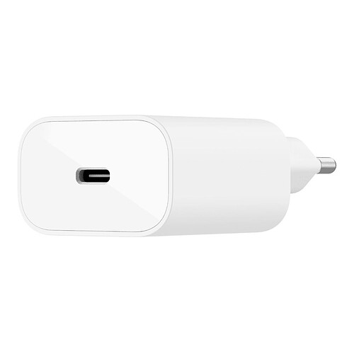 Belkin Chargeur Secteur USB-C 25 W pour iPhone (20 W) et Samsung (25 W) pas cher
