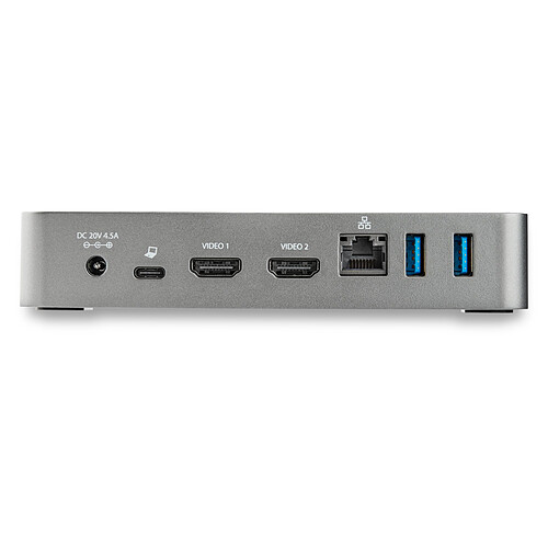 StarTech.com Station d'accueil USB-C double affichage 1080p 60 Hz avec Power Delivery 60 W pas cher