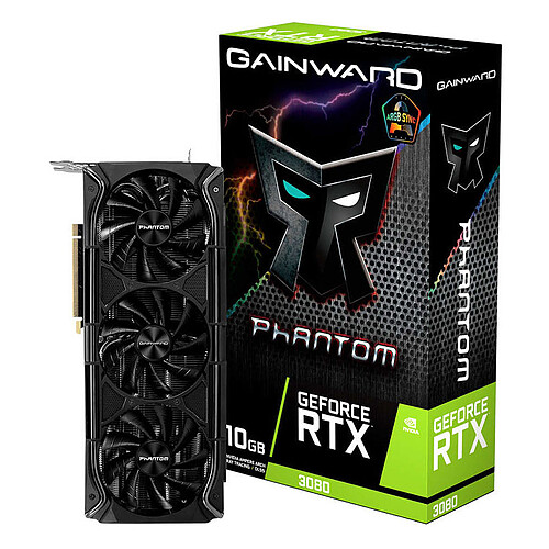 Gainward GeForce RTX 3080 Phantom+ (LHR) pas cher