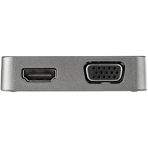 StarTech.com Station d'accueil / Adaptateur multiport USB-C/HDMI/VGA/GbE pour ordinateur portable pas cher