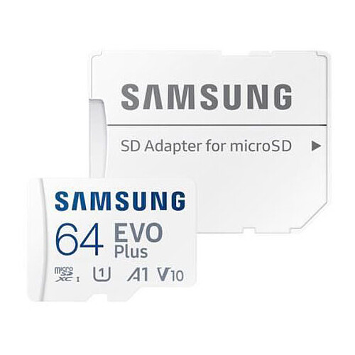Samsung EVO Plus microSD 64 Go pas cher