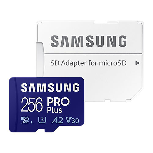 Samsung PRO Plus microSD 256 Go pas cher