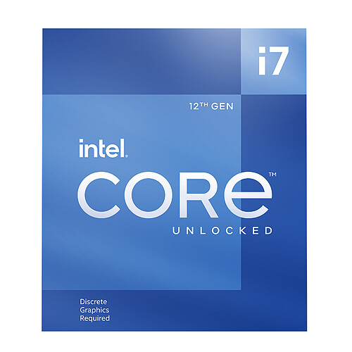 Intel Core i7-12700KF (3.6 GHz / 5.0 GHz) pas cher