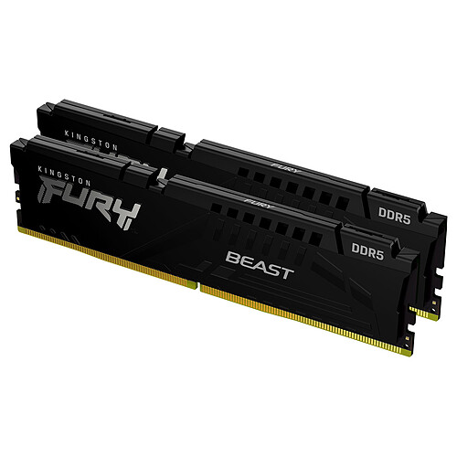 Kingston FURY Beast 64 Go (2 x 32 Go) DDR5 6400 MHz CL32 pas cher