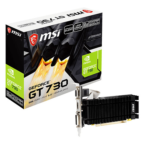 MSI GeForce GT 730 N730K-2GD3H/LPV1 pas cher