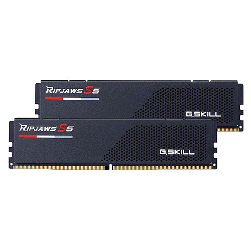 G.Skill RipJaws S5 Low Profile 32 Go (2 x 16 Go) DDR5 6400 MHz CL36 - Noir pas cher