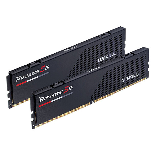 G.Skill RipJaws S5 Low Profile 48 Go (2 x 24 Go) DDR5 6400 MHz CL40 - Noir pas cher