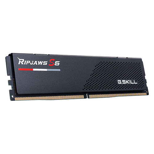 G.Skill RipJaws S5 Low Profile 48 Go (2 x 24 Go) DDR5 6400 MHz CL40 - Noir pas cher
