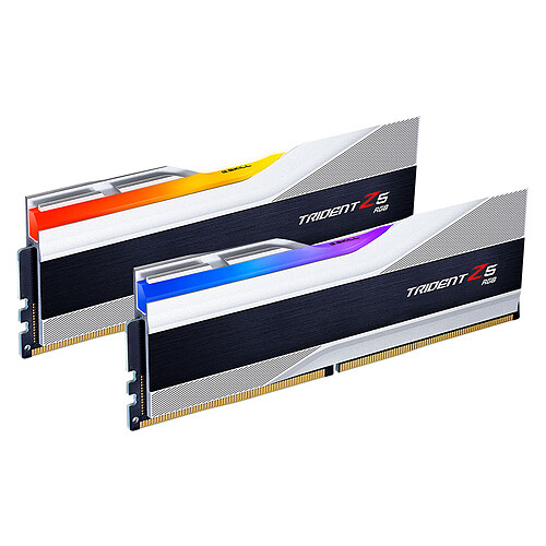 G.Skill Trident Z5 RGB 32 Go (2 x 16 Go) DDR5 5600 MHz CL36 - Argent pas cher