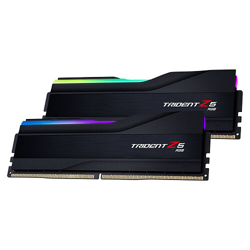 G.Skill Trident Z5 RGB 48 Go (2 x 24 Go) DDR5 6400 MHz CL40 - Noir pas cher