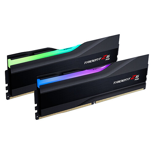 G.Skill Trident Z5 RGB 48 Go (2 x 24 Go) DDR5 6400 MHz CL40 - Noir pas cher