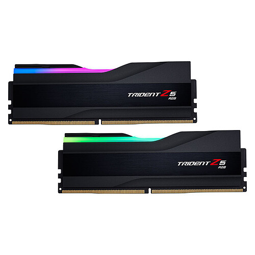 G.Skill Trident Z5 RGB 48 Go (2 x 24 Go) DDR5 6400 MHz CL40 - Noir pas cher