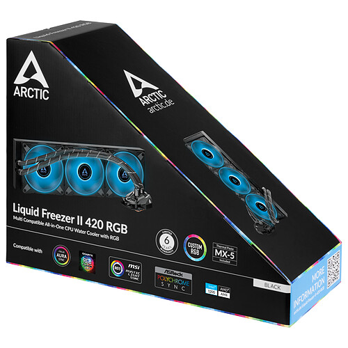 Arctic Liquid Freezer II 420 RGB pas cher