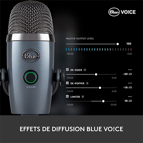 Blue Microphones Yeti Nano Gris pas cher