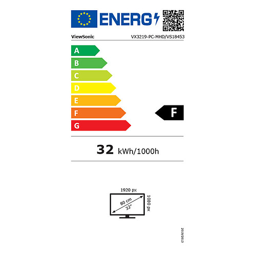 ViewSonic 32" LED - VX3219-PC-MHD pas cher