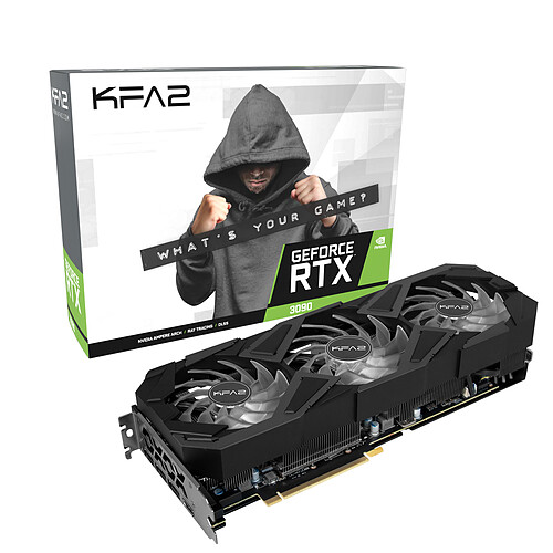 KFA2 GeForce RTX 3090 EX Gamer (1-Click OC) LHR pas cher