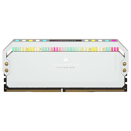 Corsair Dominator Platinum DDR5 RGB 32 Go (2 x 16 Go) 5200 MHz CL40 - Blanc pas cher