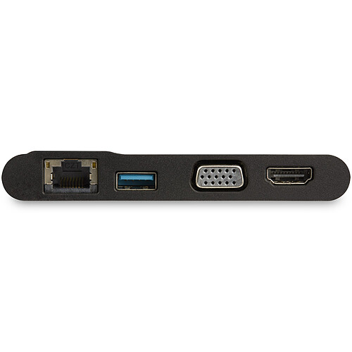 StarTech.com Adaptateur multiport AV numérique USB-C avec télécommande vers HDMI, VGA et GbE pas cher
