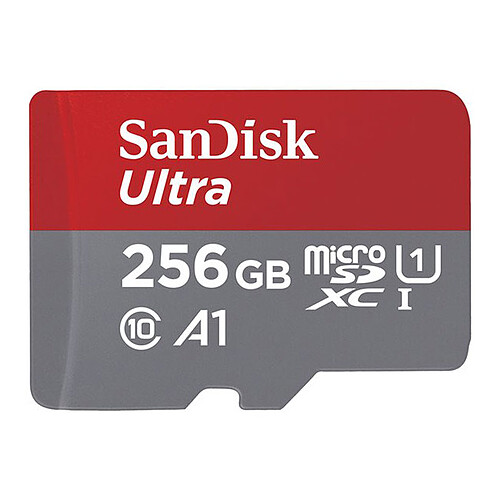 SanDisk Ultra Chromebook microSD UHS-I U1 256 Go + Adaptateur SD pas cher