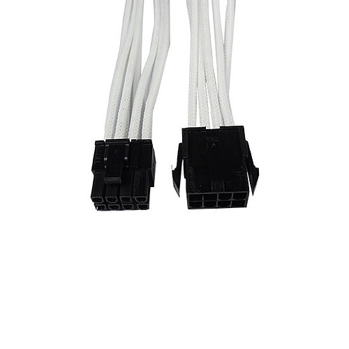 Gelid Câble Tressé PCIe 6+2 broches 30 cm (Blanc) pas cher