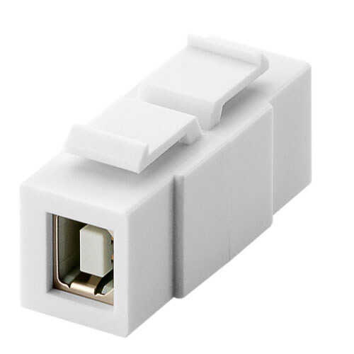 Goobay adaptateur USB 2.0 type B / type B pour boitier réseau type Keystone pas cher
