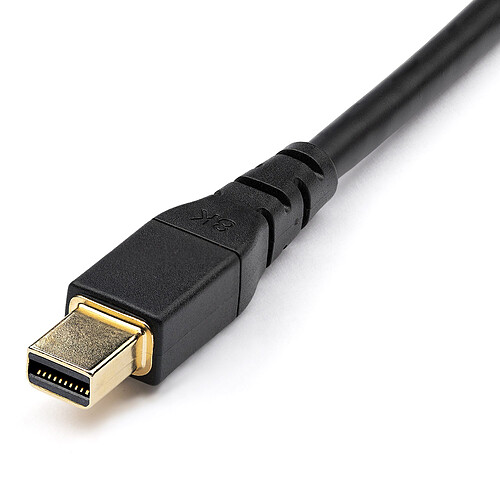 StarTech.com Câble Mini DisplayPort mâle / DisplayPort 1.4 mâle 8K 60Hz ou 4K 120Hz (2 m) pas cher