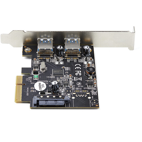 StarTech.com Carte Contrôleur PCI Express vers 2 Ports USB 3.1 Type-A avec UASP pas cher