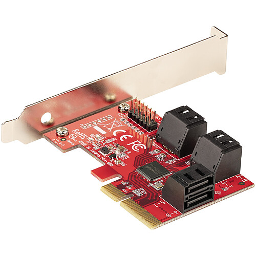 StarTech.com Carte contrôleur PCI-E avec 6 ports SATA III internes pas cher
