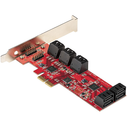 StarTech.com Carte contrôleur PCI-E avec 10 ports SATA III internes pas cher