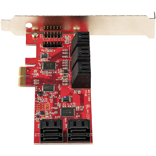 StarTech.com Carte contrôleur PCI-E avec 10 ports SATA III internes pas cher