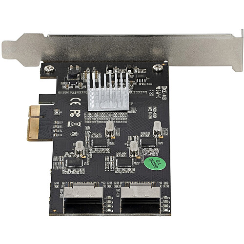 StarTech.com Carte contrôleur PCI-E avec 8 ports SATA III avec 4 contrôleurs hôtes pas cher