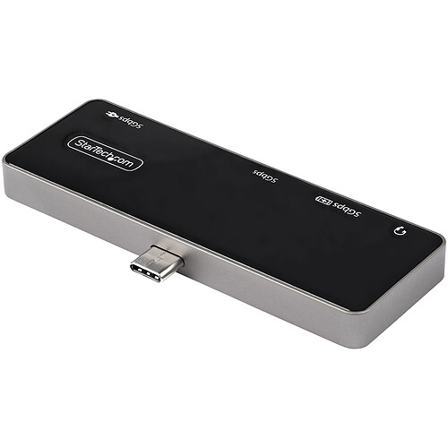 StarTech.com Adaptateur multiport USB-C vers HDMI 4K 60 Hz, Hub 3 ports USB 3.0, Audio et Power Delivery 100W pas cher